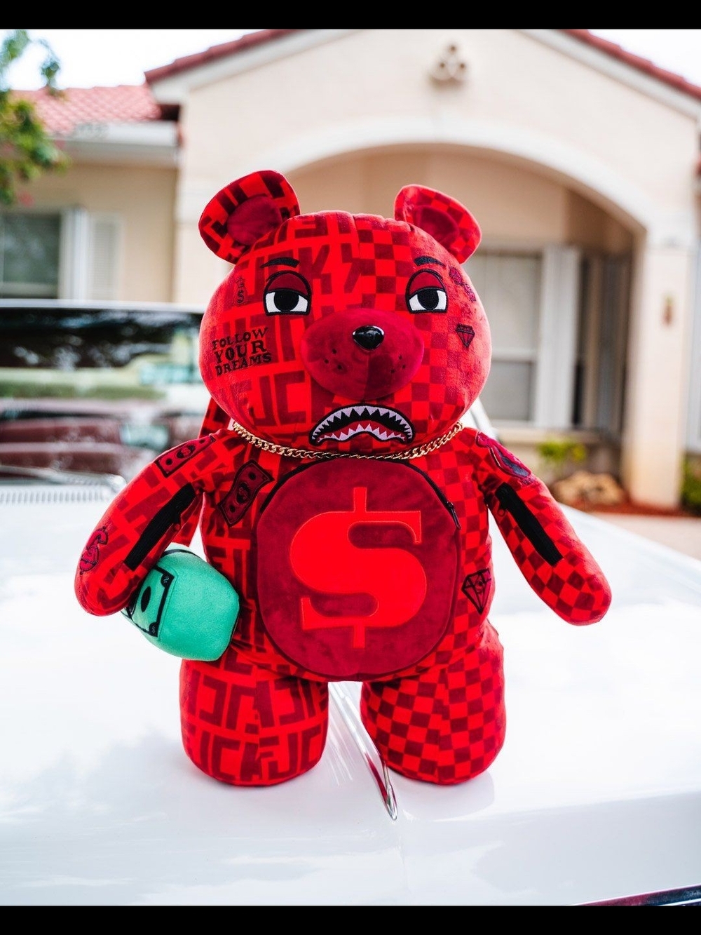 SPRAYGROUND *LIMITED EDITION* VENI VIDI VICI MONEYBEAR TEDDYBEAR BACKPACK